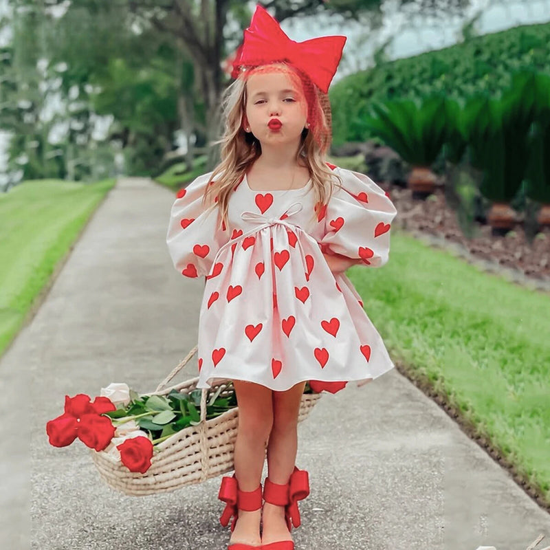 Vestido Infantil Coração