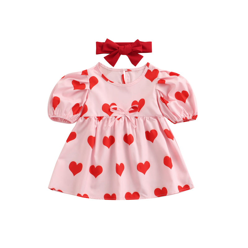 Vestido Infantil Coração