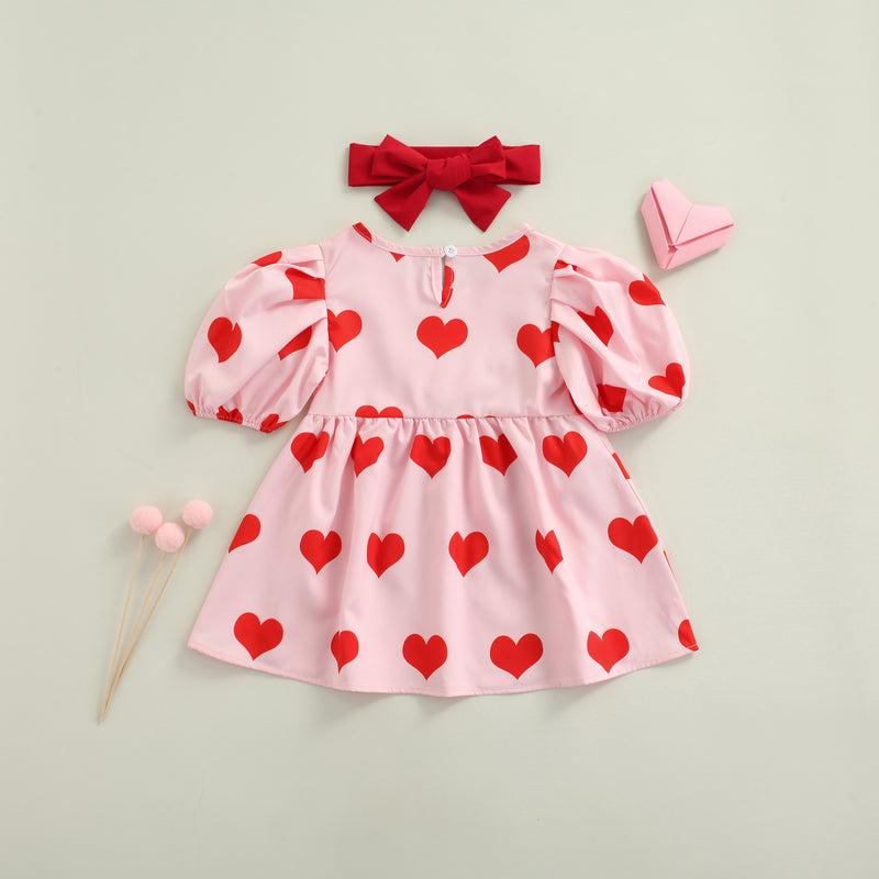 Vestido Infantil Coração