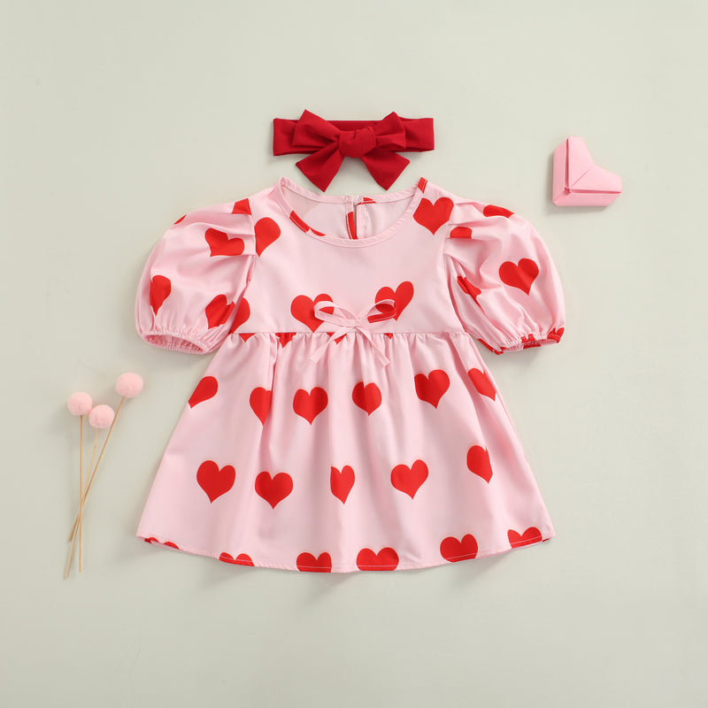 Vestido Infantil Coração