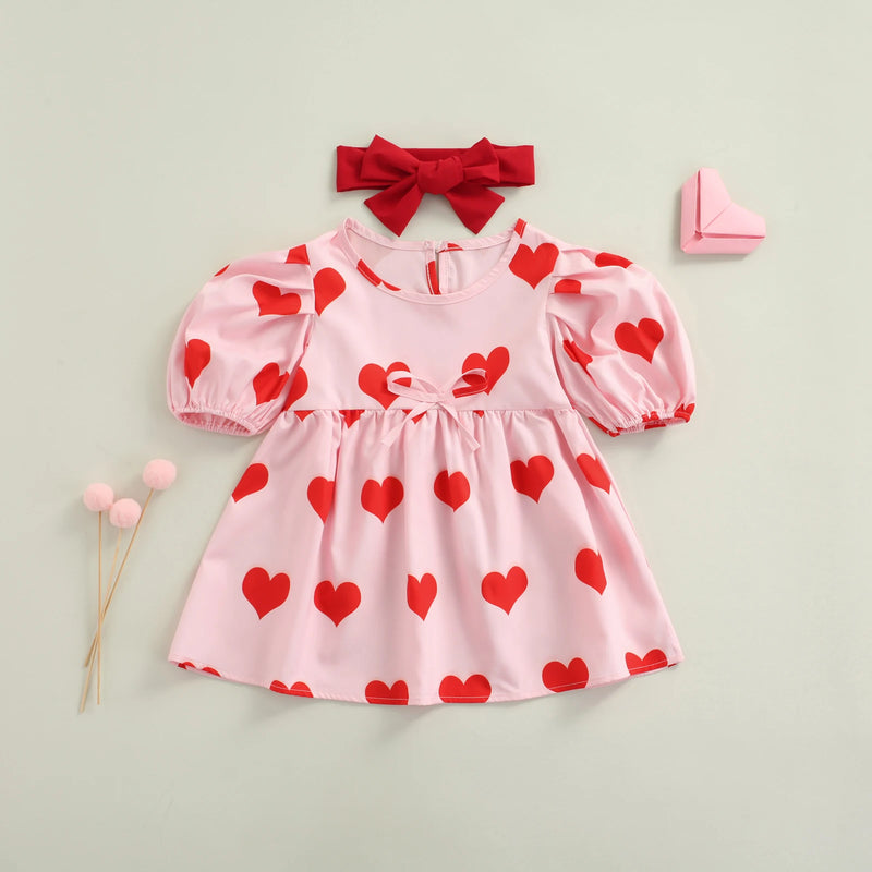 Vestido Infantil Coração