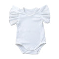 Blusa/Body Baby Infantil Feminina Manga de Babados Cores Variadas - 0 a 18 Meses - PAGUE 2 E LEVE 3