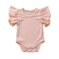 Blusa/Body Baby Infantil Feminina Manga de Babados Cores Variadas - 0 a 18 Meses - PAGUE 2 E LEVE 3