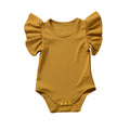 Blusa/Body Baby Infantil Feminina Manga de Babados Cores Variadas - 0 a 18 Meses - PAGUE 2 E LEVE 3