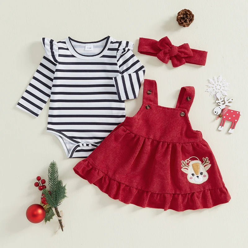 Conjunto Infantil Natalino Listrinhas