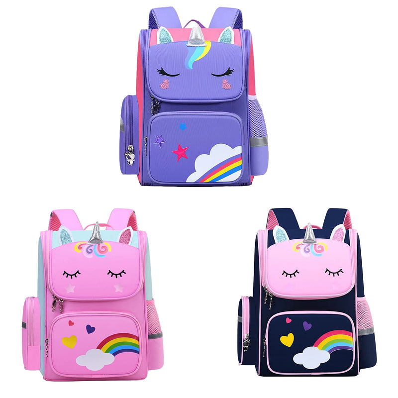 Mochila Infantil Impermeável Unicórnio – Prática e Charmosa