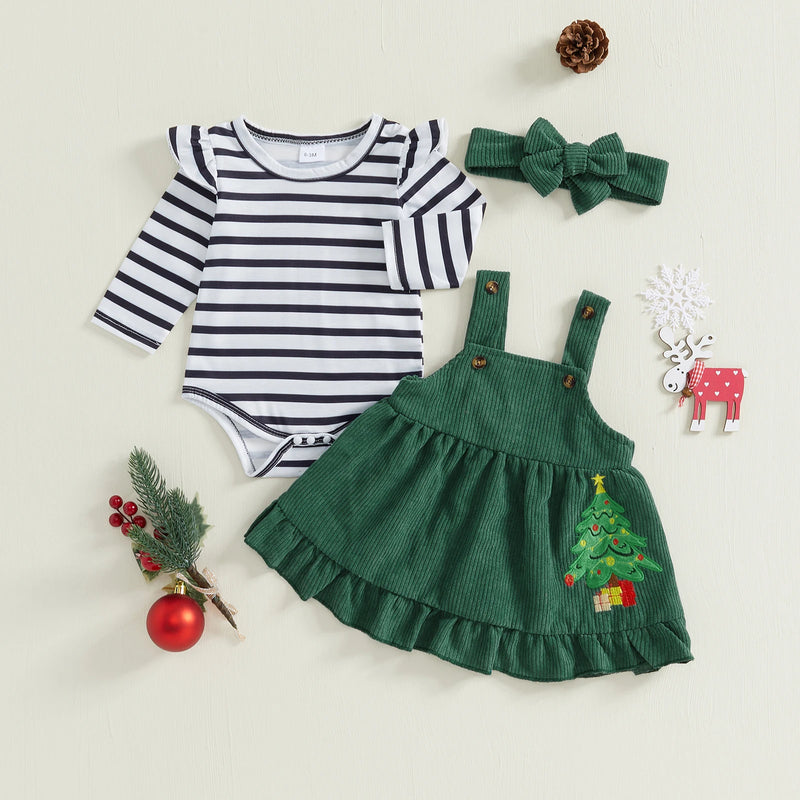 Conjunto Infantil Natalino Listrinhas