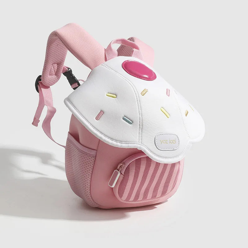 Mochila Infantil Mini Cogumelo – Fofa e Prática para o Dia a Dia