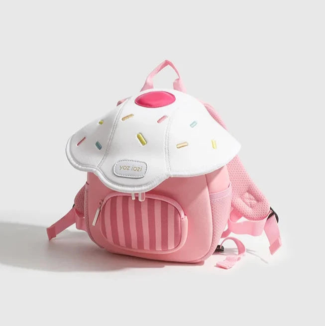 Mochila Infantil Mini Cogumelo – Fofa e Prática para o Dia a Dia