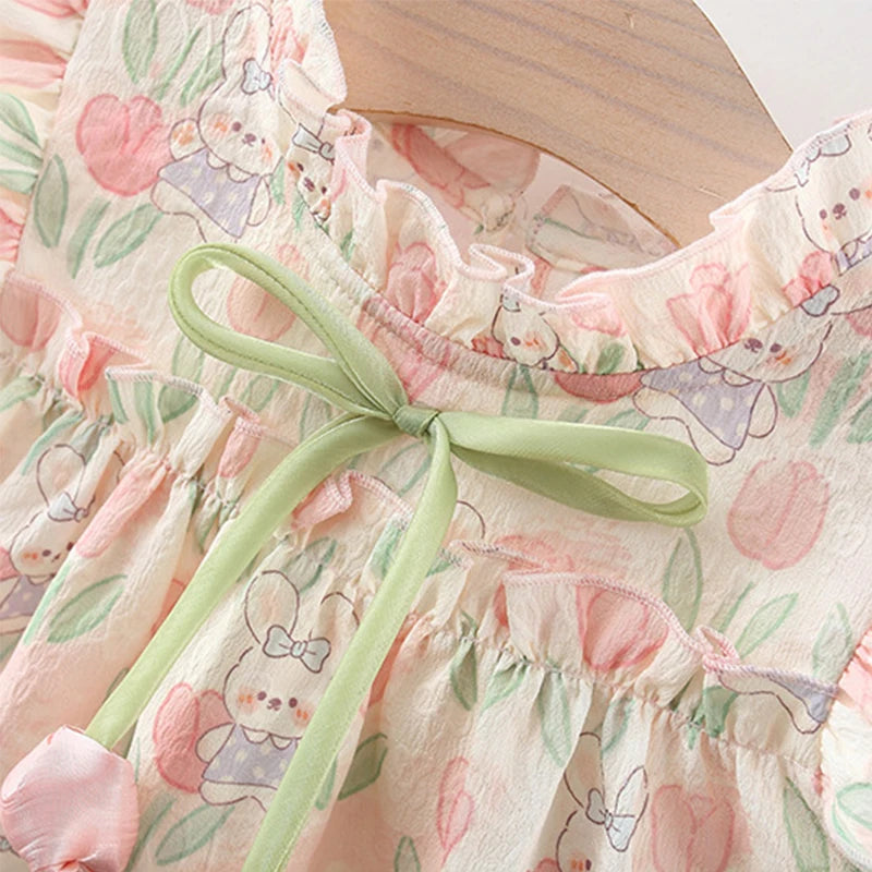 Vestido Infantil Floral