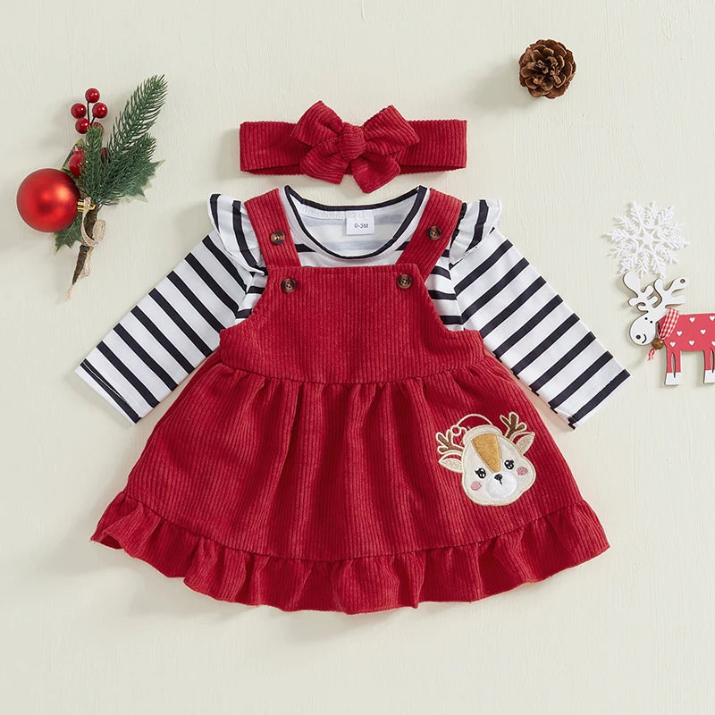 Conjunto Infantil Natalino Listrinhas