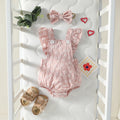 Body Baby Estampa Floral em 3D Verão + Laço