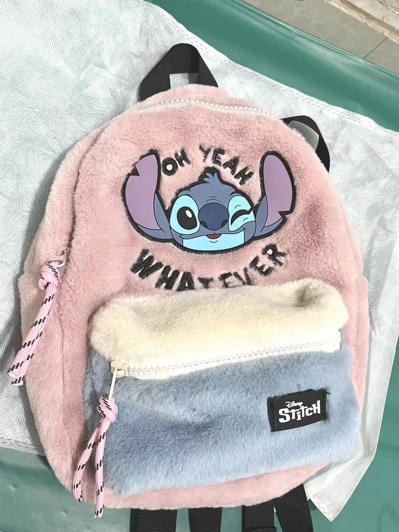 Mochila Infantil Pelúcia Stitch - Estilosa e Moderna