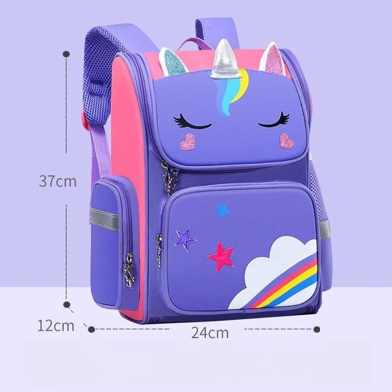 Mochila Infantil Impermeável Unicórnio – Prática e Charmosa