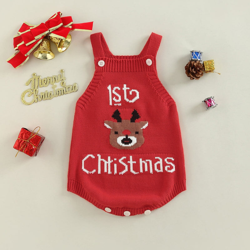 Body Infantil 1st Christmas de Natal