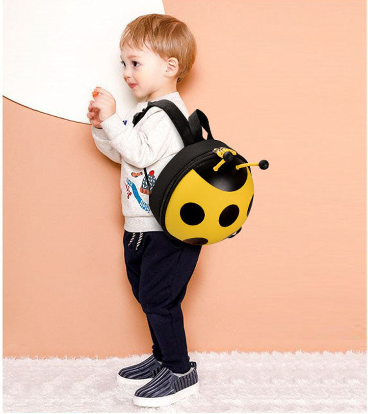 Mochila Infantil Ladybug Com Arnês de Segurança